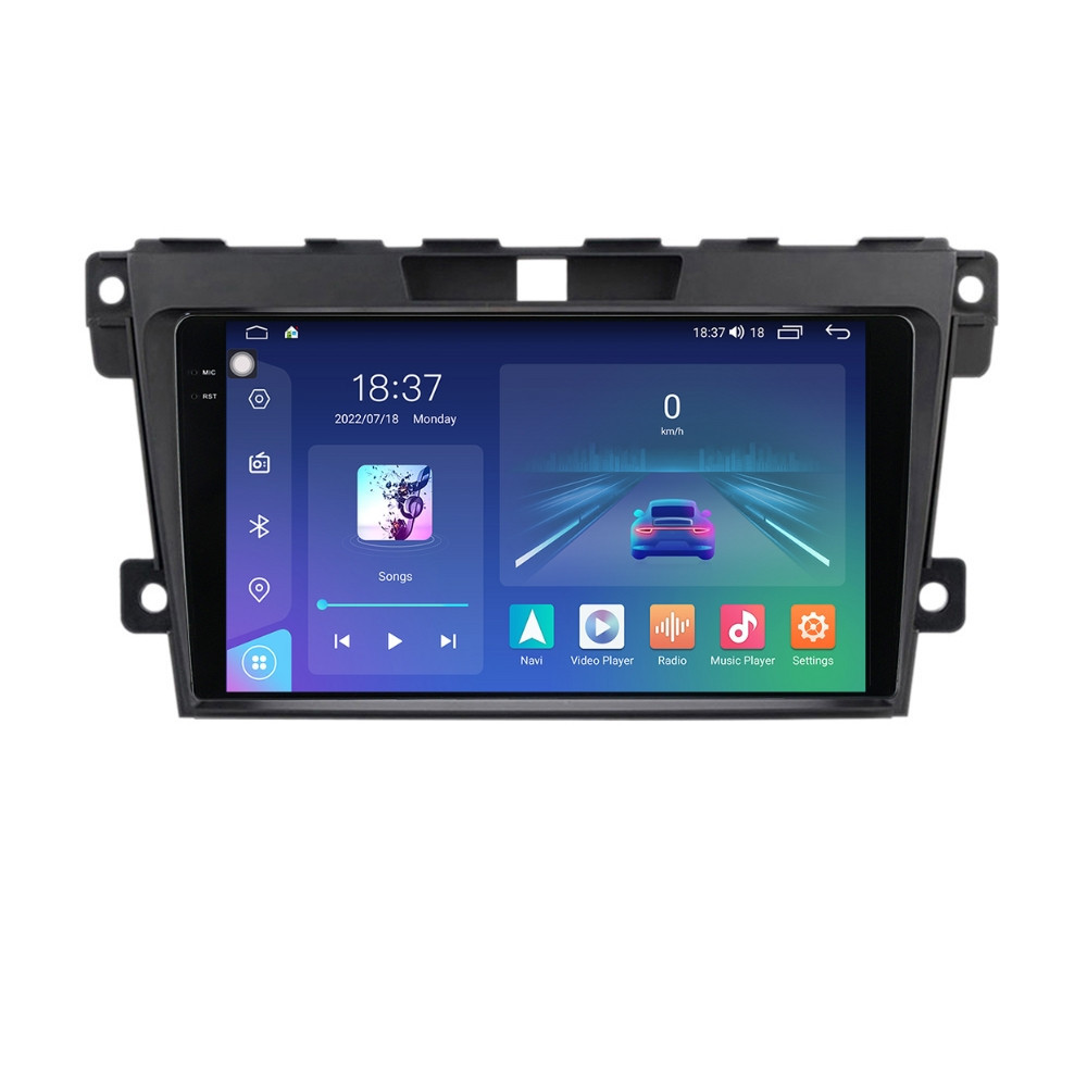 Navigatie dedicata cu Android Mazda CX-7 2006 - 2015, 4GB RAM, Radio GPS Dual Zone, Display 2K QLED 9.5" Touchscreen, Internet Wi-Fi si slot SIM 4G, Bluetooth, MirrorLink, USB