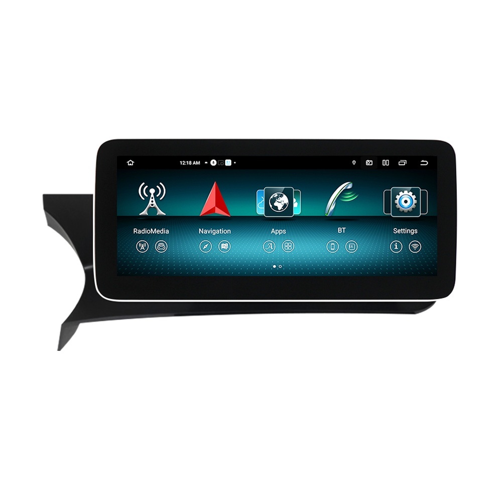 Navigatie dedicata cu Android Mercedes C-Class W204 2011 - 2014 cu navigatie NTG 4.5 / 4.7, 6GB RAM, Radio GPS Dual Zone, Display QLED 12.3" Touchscreen, Internet Wi-Fi si slot SIM 4G, Bluet