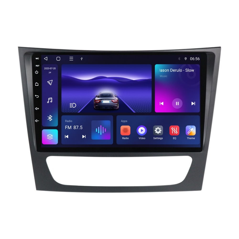 Navigatie dedicata cu Android Mercedes CLS C219 2004 - 2011, 3GB RAM, Radio GPS Dual Zone, Display HD QLED 9" Touchscreen, Internet Wi-Fi si slot SIM 4G, Bluetooth, MirrorLink, USB