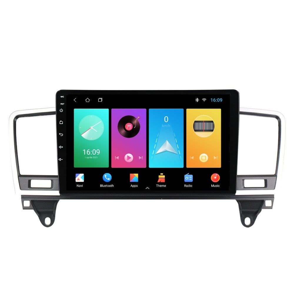 Navigatie dedicata cu Android Mercedes GL-Class GL X166 2012 - 2015, 1GB RAM, Radio GPS Dual Zone, Display HD IPS 9" Touchscreen, Internet Wi-Fi, Bluetooth, MirrorLink, USB