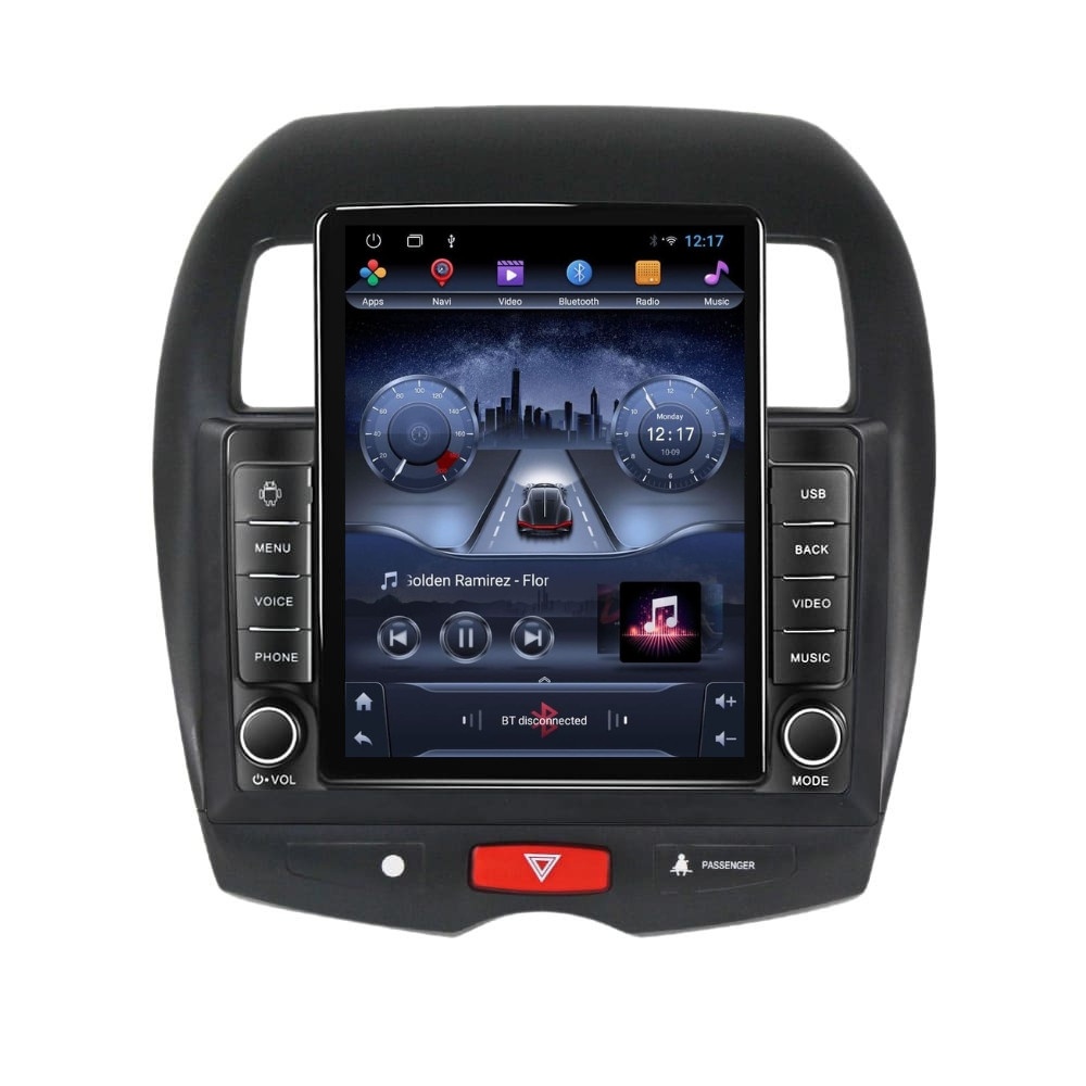 Navigatie dedicata cu Android Mitsubishi ASX 2010 - 2016, 2GB RAM, Radio GPS Dual Zone, Touchscreen IPS 9.7" HD tip Tesla, Internet Wi-Fi, Bluetooth, MirrorLink, USB