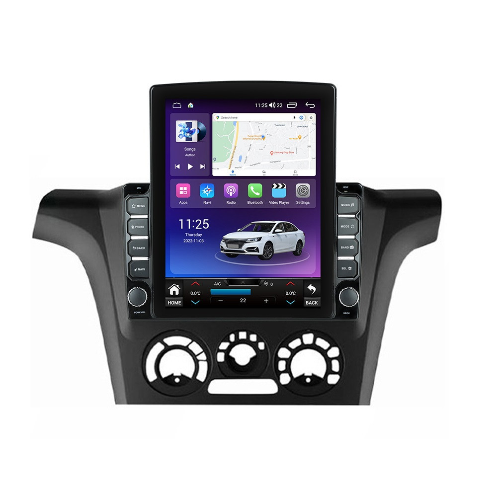 Navigatie dedicata cu Android Mitsubishi Outlander I 2001 - 2006, 8GB RAM, Radio GPS Dual Zone, Touchscreen IPS 9.7" HD tip Tesla, Internet Wi-Fi si slot SIM 4G, Bluetooth, MirrorLink, USB