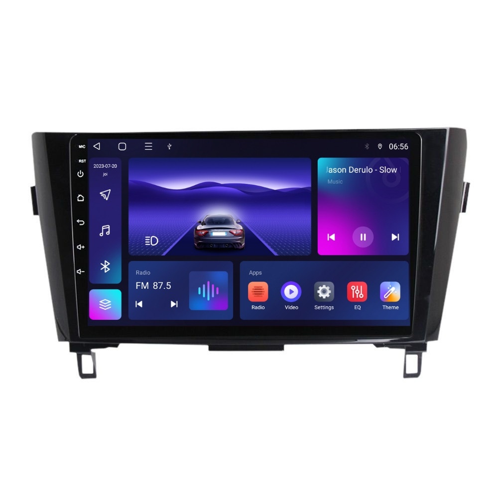 Navigatie dedicata cu Android Nissan Qashqai II 2014 - 2021, 4GB RAM, Radio GPS Dual Zone, Display HD IPS 10" Touchscreen, Internet Wi-Fi, Bluetooth, MirrorLink, USB