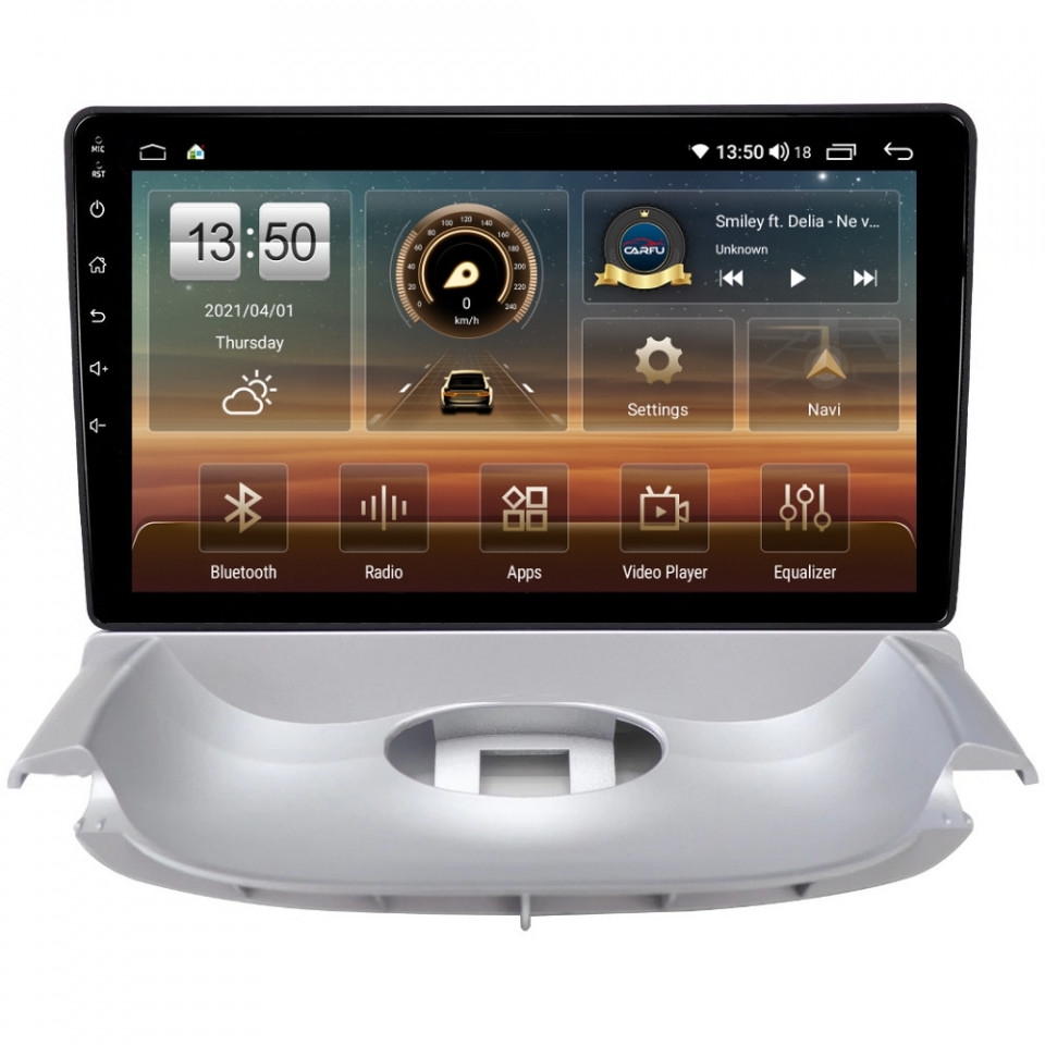 Navigatie dedicata cu Android Peugeot 206 1998 - 2009, 8GB RAM, Radio GPS Dual Zone, Display HD QLED 9'' Touchscreen, Internet Wi-Fi si slot SIM 4G, Bluetooth, MirrorLink, USB