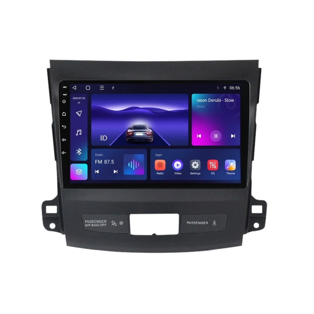 Navigatie dedicata cu Android Peugeot 4007 2007 - 2013, 3GB RAM, Radio GPS Dual Zone, Display HD QLED 9" Touchscreen, Internet Wi-Fi si slot SIM 4G, Bluetooth, MirrorLink, USB