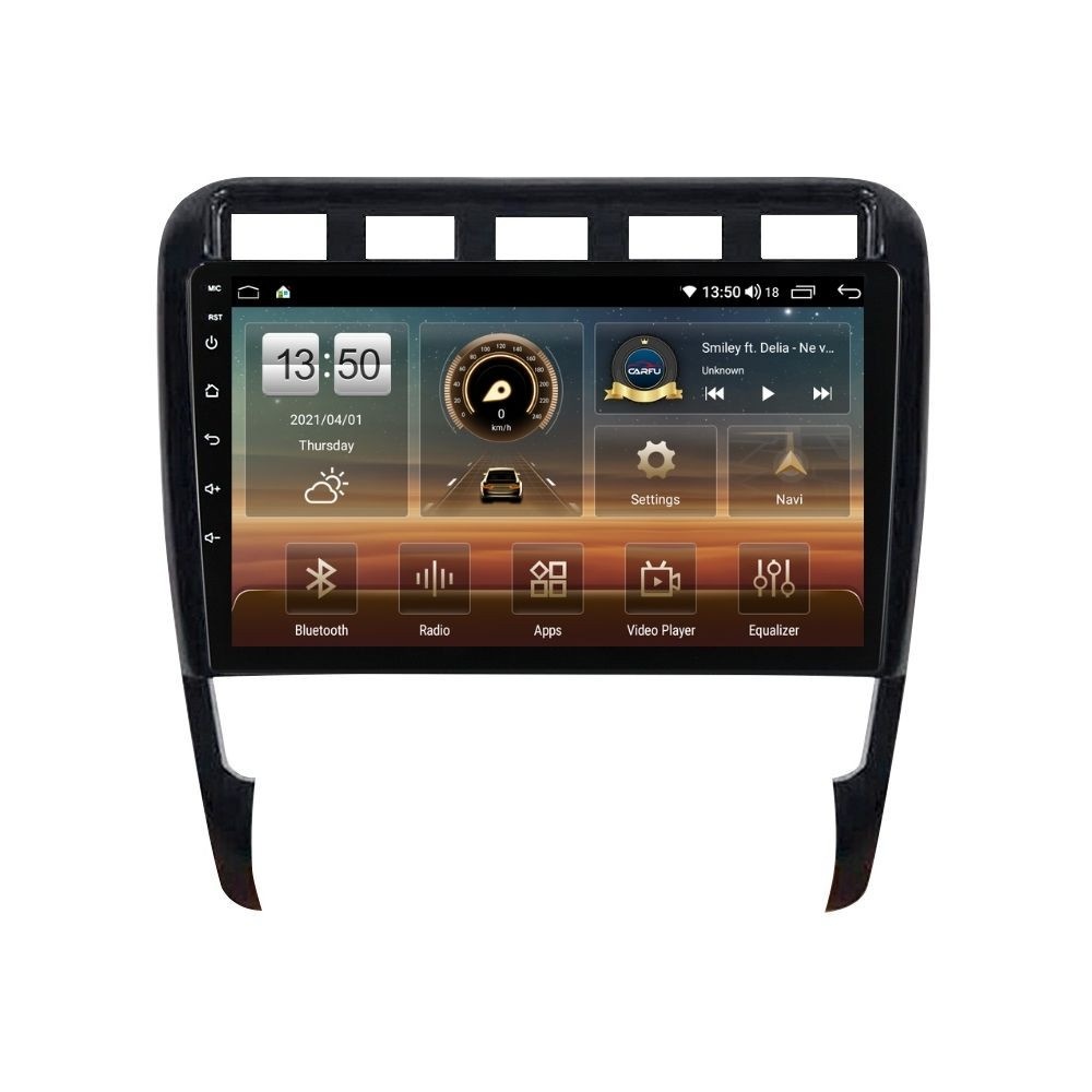 Navigatie dedicata cu Android Porsche Cayenne 2002 - 2010, 4GB RAM, Radio GPS Dual Zone, Display HD QLED 9" Touchscreen, Internet Wi-Fi si slot SIM 4G, Bluetooth, MirrorLink, USB
