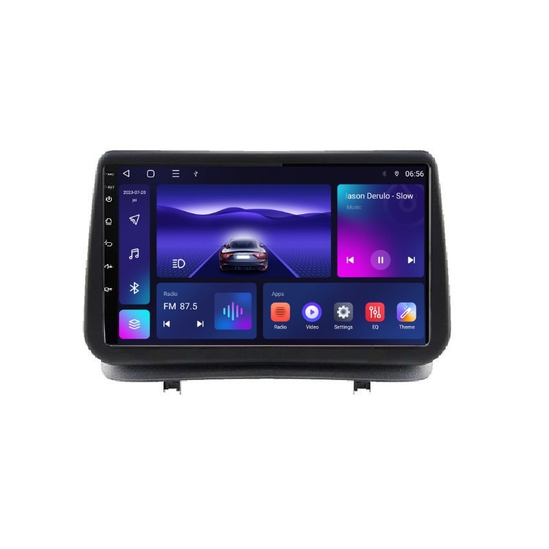 Navigatie dedicata cu Android Renault Clio III 2005 - 2012, 4GB RAM, Radio GPS Dual Zone, Display HD IPS 9" Touchscreen, Internet Wi-Fi, Bluetooth, MirrorLink, USB