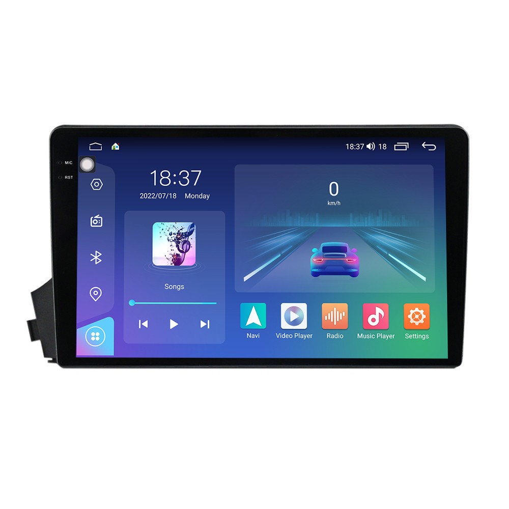 Navigatie dedicata cu Android Ssangyong Actyon 2005 - 2012, 4GB RAM, Radio GPS Dual Zone, Display 2K QLED 9.5" Touchscreen, Internet Wi-Fi si slot SIM 4G, Bluetooth, MirrorLink, USB