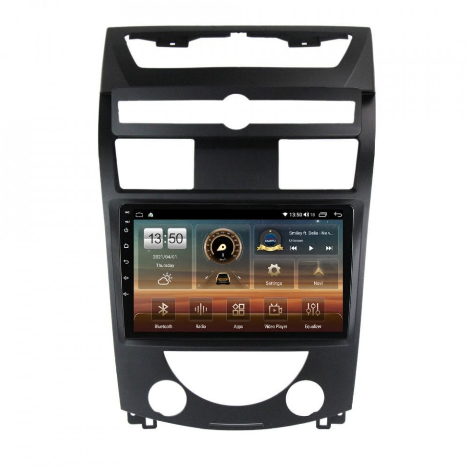 Navigatie dedicata cu Android Ssangyong Rexton 2006 - 2012, 6GB RAM, Radio GPS Dual Zone, Display HD QLED 10" Touchscreen, Internet Wi-Fi si slot SIM 4G, Bluetooth, MirrorLink, USB