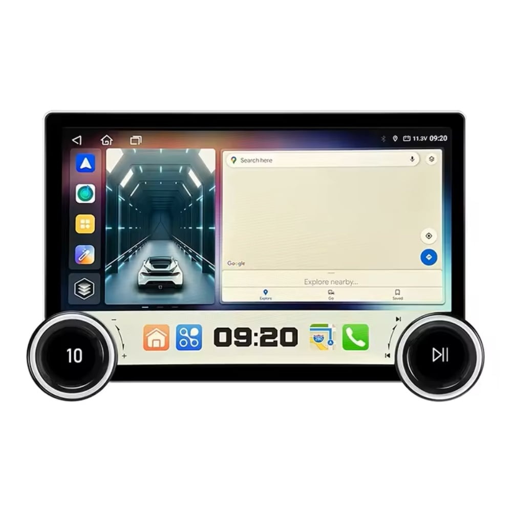 Navigatie dedicata cu Android Toyota Camry 2021 - 2024, 4GB RAM, Radio GPS Dual Zone, Display 2K QLED 11.8" Touchscreen, Internet Wi-Fi si slot SIM 4G, Bluetooth, MirrorLink, USB