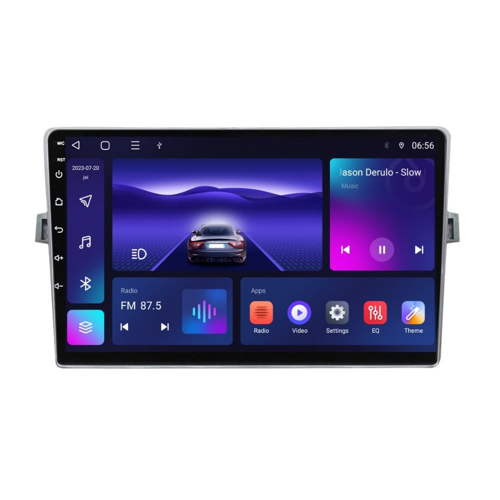 Navigatie dedicata cu Android Toyota Verso 2009 - 2018, 3GB RAM, Radio GPS Dual Zone, Display HD QLED 9" Touchscreen, Internet Wi-Fi si slot SIM 4G, Bluetooth, MirrorLink, USB