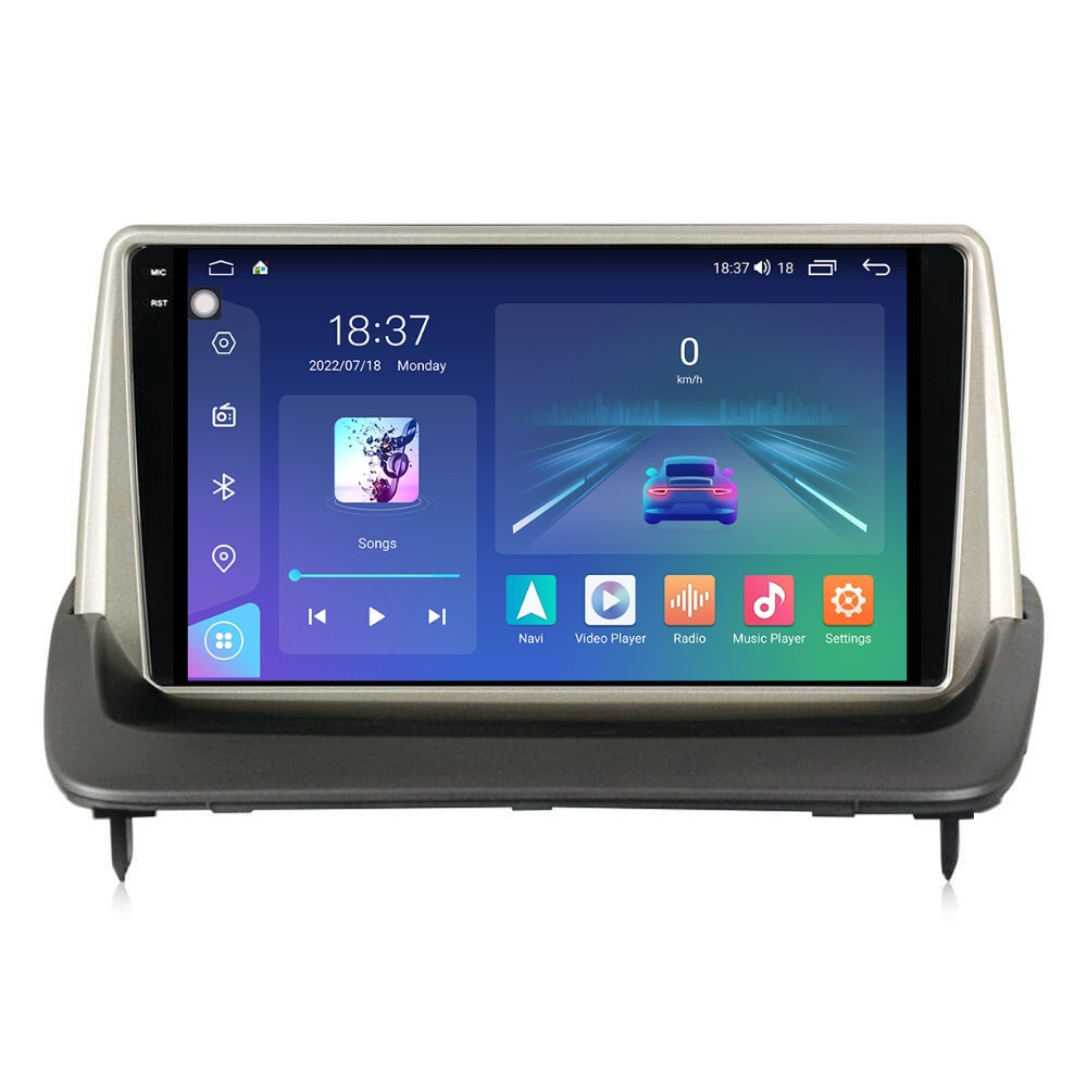 Navigatie dedicata cu Android Volvo C30 / C70 II / S40 II / V50 2004 - 2013, 8GB RAM, Radio GPS Dual Zone, Display 2K QLED 9.5" Touchscreen, Internet Wi-Fi si slot SIM 4G, Bluetooth, MirrorLink, USB