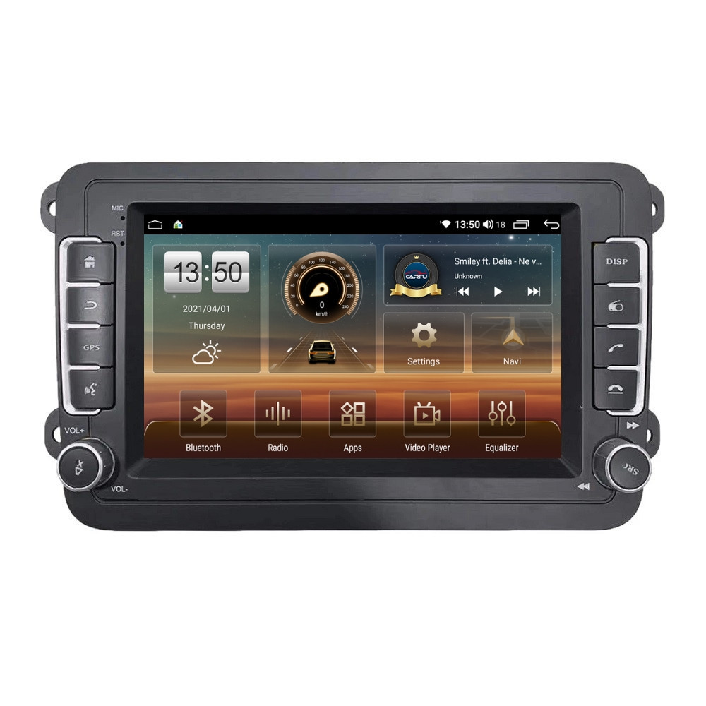 Navigatie dedicata cu Android VW Touran 2010 - 2015, 8GB RAM, Radio GPS Dual Zone, Display HD IPS 7" Touchscreen, Internet Wi-Fi si slot SIM 4G, Bluetooth, MirrorLink, USB
