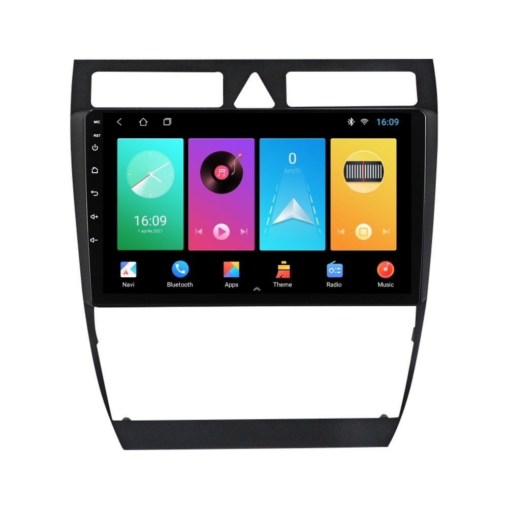Navigatie dedicata cu Android Audi A6 (C5) 1997 - 2005, 1GB RAM, Radio GPS Dual Zone, Display HD IPS 9" Touchscreen, Internet Wi-Fi, Bluetooth, MirrorLink, USB