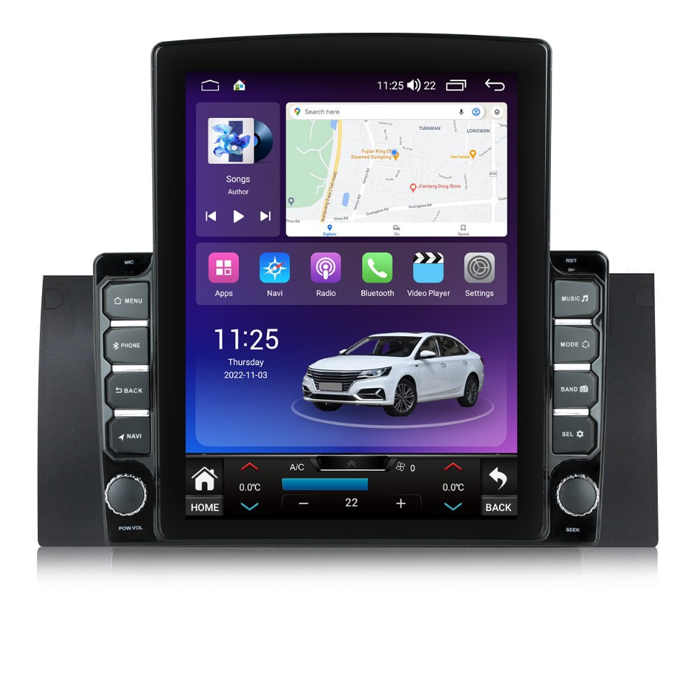 Navigatie dedicata cu Android BMW Seria 5 (E39) 1995 - 2003, 4GB RAM, Radio GPS Dual Zone, Touchscreen IPS 9.7" HD tip Tesla, Internet Wi-Fi si slot SIM 4G, Bluetooth, MirrorLink, USB