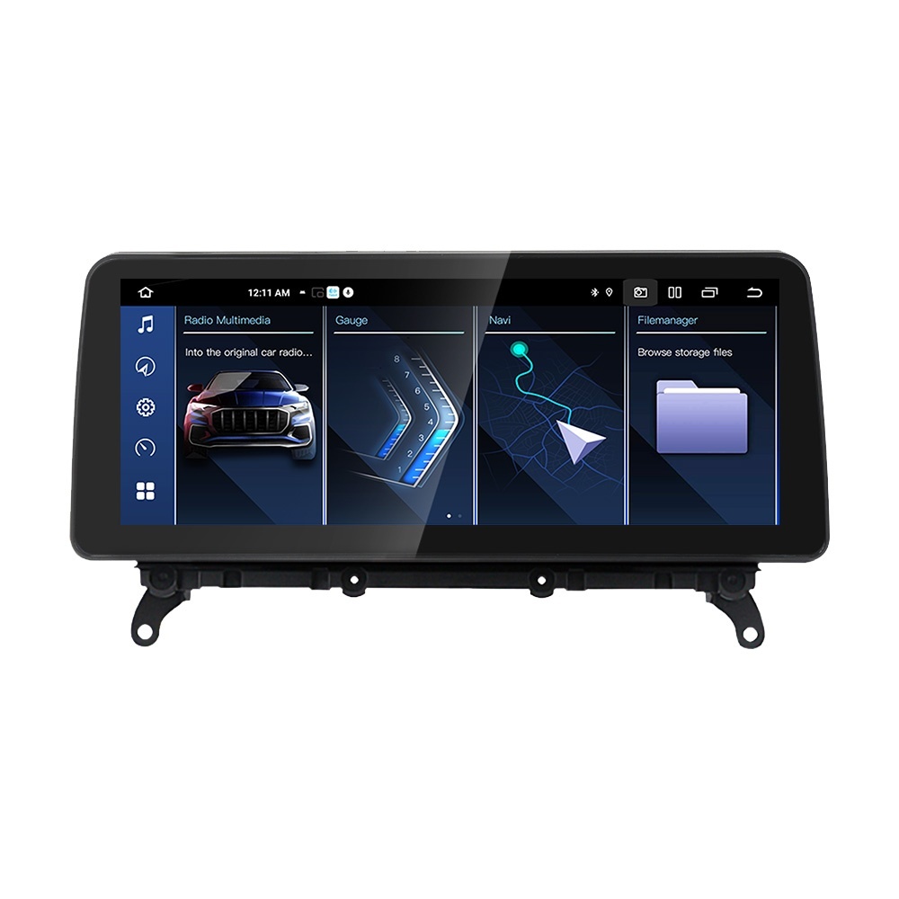 Navigatie dedicata cu Android BMW X3 (F25) 2013 - 2016 cu navigatie NBT, 6GB RAM, Radio GPS Dual Zone, Display QLED 12.3" Touchscreen, Internet Wi-Fi si slot SIM 4G, Bluetooth, MirrorLink, USB