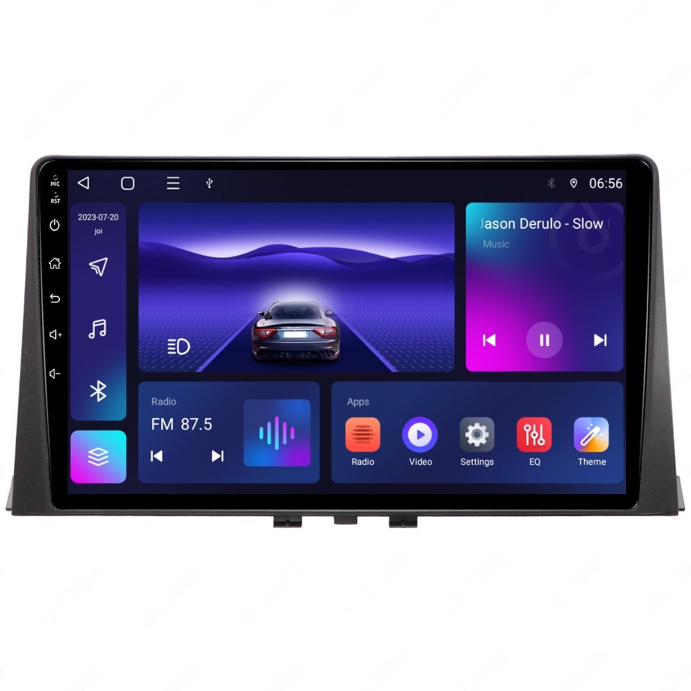 Navigatie dedicata cu Android Citroen Berlingo dupa 2018, 4GB RAM, Radio GPS Dual Zone, Display HD IPS 10" Touchscreen, Internet Wi-Fi, Bluetooth, MirrorLink, USB
