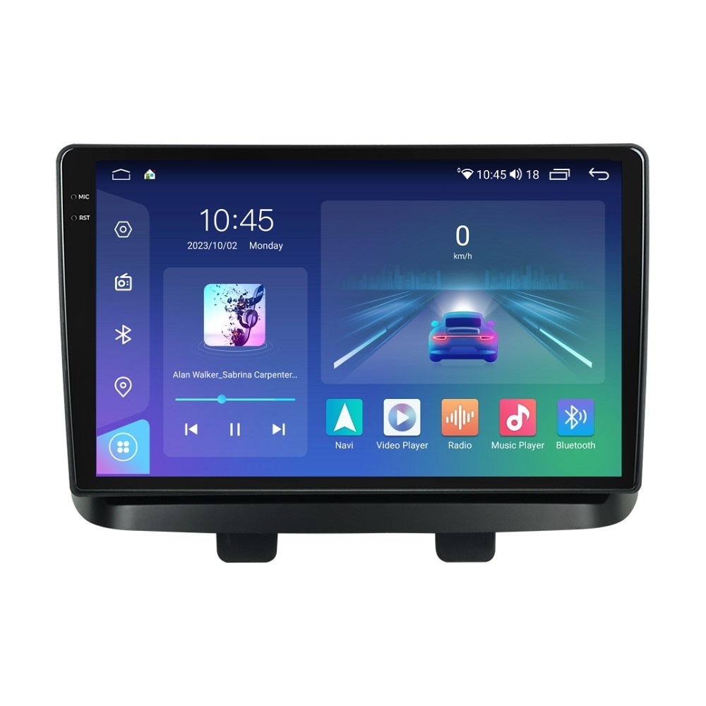 Navigatie dedicata cu Android Fiat Doblo 2000 - 2009, 4GB RAM, Radio GPS Dual Zone, Display 2K QLED 10.36" Touchscreen, Internet Wi-Fi si slot SIM 4G, Bluetooth, MirrorLink, USB