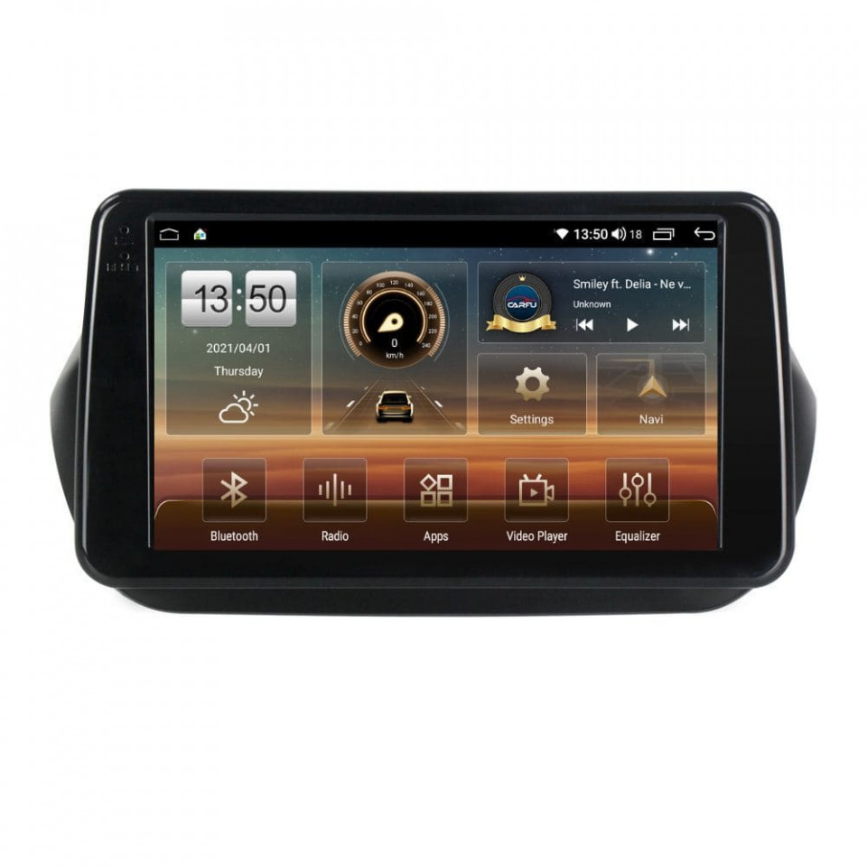Navigatie dedicata cu Android Fiat Qubo 2008 - 2019, 6GB RAM, Radio GPS Dual Zone, Display HD QLED 9" Touchscreen, Internet Wi-Fi si slot SIM 4G, Bluetooth, MirrorLink, USB