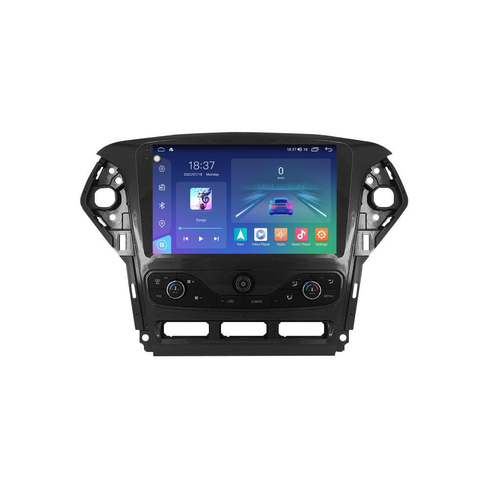 Navigatie dedicata cu Android Ford Mondeo IV 2011 - 2014 cu navigatie originala, 8GB RAM, Radio GPS Dual Zone, Display 2K QLED 9.5" Touchscreen, Internet Wi-Fi si slot SIM 4G, Bluetooth, MirrorLink, USB