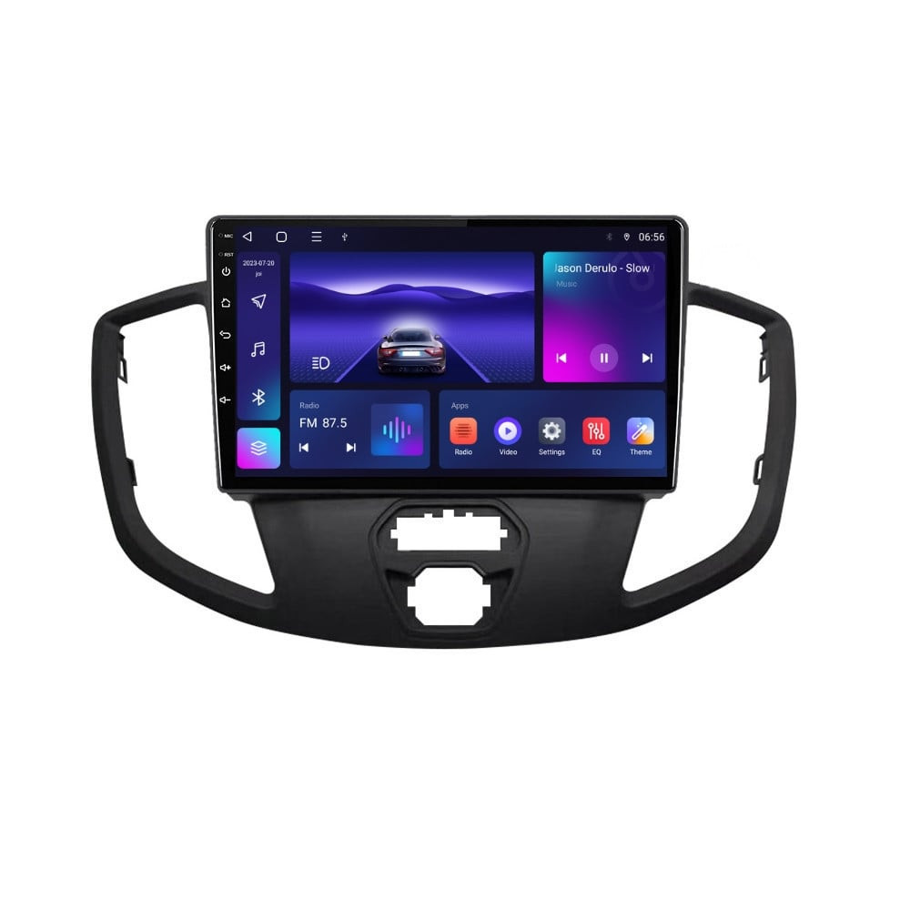Navigatie dedicata cu Android Ford Transit 2014 - 2020, 3GB RAM, Radio GPS Dual Zone, Display HD QLED 9" Touchscreen, Internet Wi-Fi si slot SIM 4G, Bluetooth, MirrorLink, USB