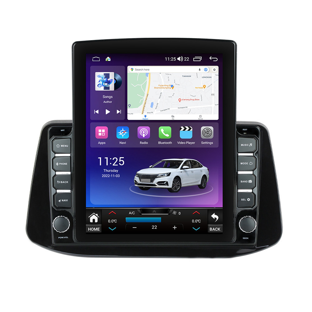 Navigatie dedicata cu Android Hyundai i30 dupa 2017, 8GB RAM, Radio GPS Dual Zone, Touchscreen IPS 9.7" HD tip Tesla, Internet Wi-Fi si slot SIM 4G, Bluetooth, MirrorLink, USB