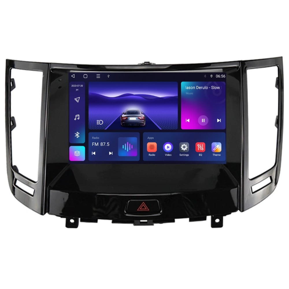 Navigatie dedicata cu Android Infiniti FX35 2008 - 2012, 3GB RAM, Radio GPS Dual Zone, Display HD QLED 9" Touchscreen, Internet Wi-Fi si slot SIM 4G, Bluetooth, MirrorLink, USB