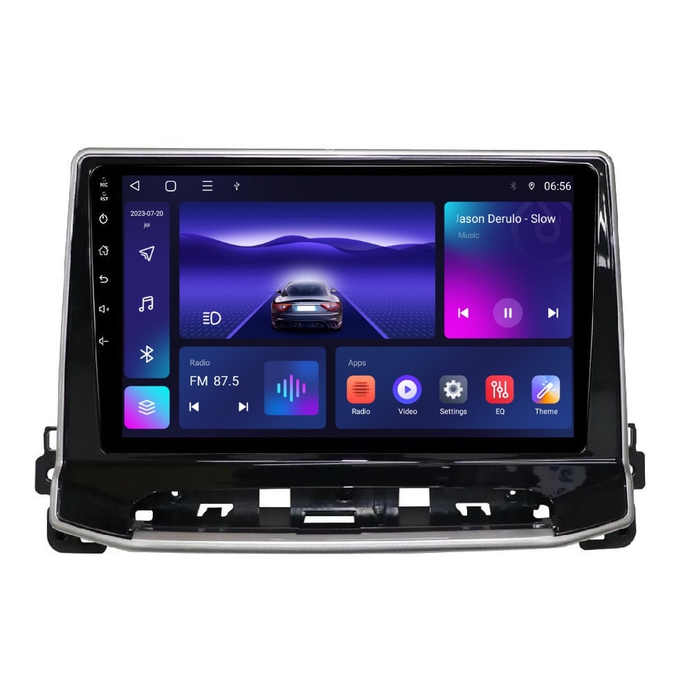 Navigatie dedicata cu Android Jeep Compass II dupa 2021, 4GB RAM, Radio GPS Dual Zone, Display HD IPS 10" Touchscreen, Internet Wi-Fi, Bluetooth, MirrorLink, USB