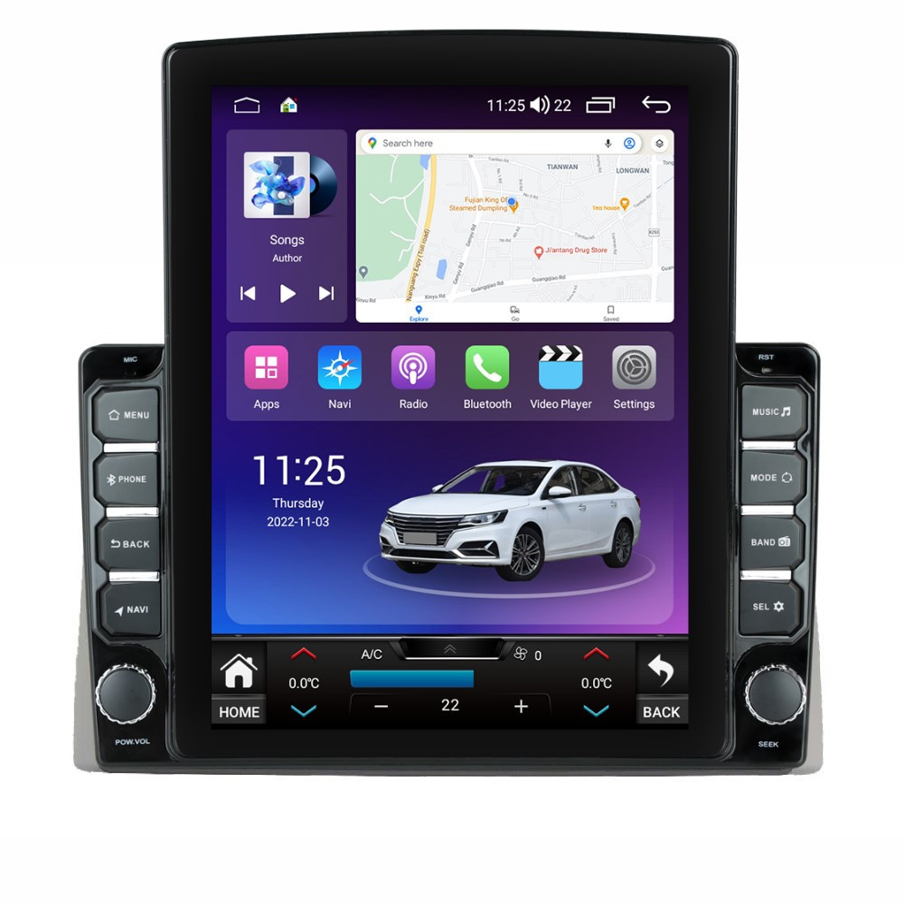 Navigatie dedicata cu Android Jeep Grand Cherokee III 2004 - 2007 cu navigatie originala, 4GB RAM, Radio GPS Dual Zone, Touchscreen IPS 9.7" HD tip Tesla, Internet Wi-Fi si slot SIM 4G, Blue