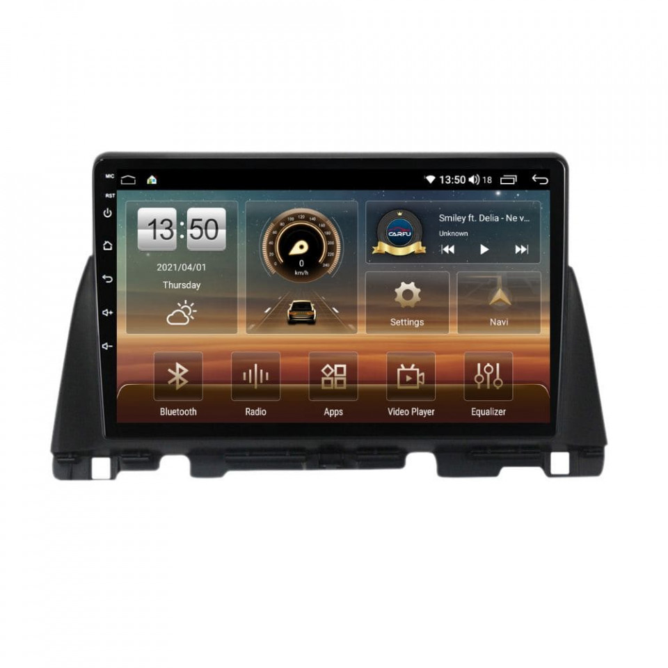Navigatie dedicata cu Android Kia Optima II dupa 2015, 8GB RAM, Radio GPS Dual Zone, Display HD QLED 10" Touchscreen, Internet Wi-Fi si slot SIM 4G, Bluetooth, MirrorLink, USB