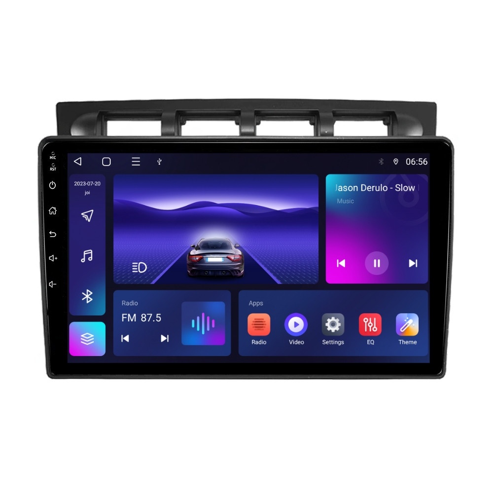 Navigatie dedicata cu Android Kia Picanto I 2004 - 2007, 3GB RAM, Radio GPS Dual Zone, Display HD QLED 9" Touchscreen, Internet Wi-Fi si slot SIM 4G, Bluetooth, MirrorLink, USB