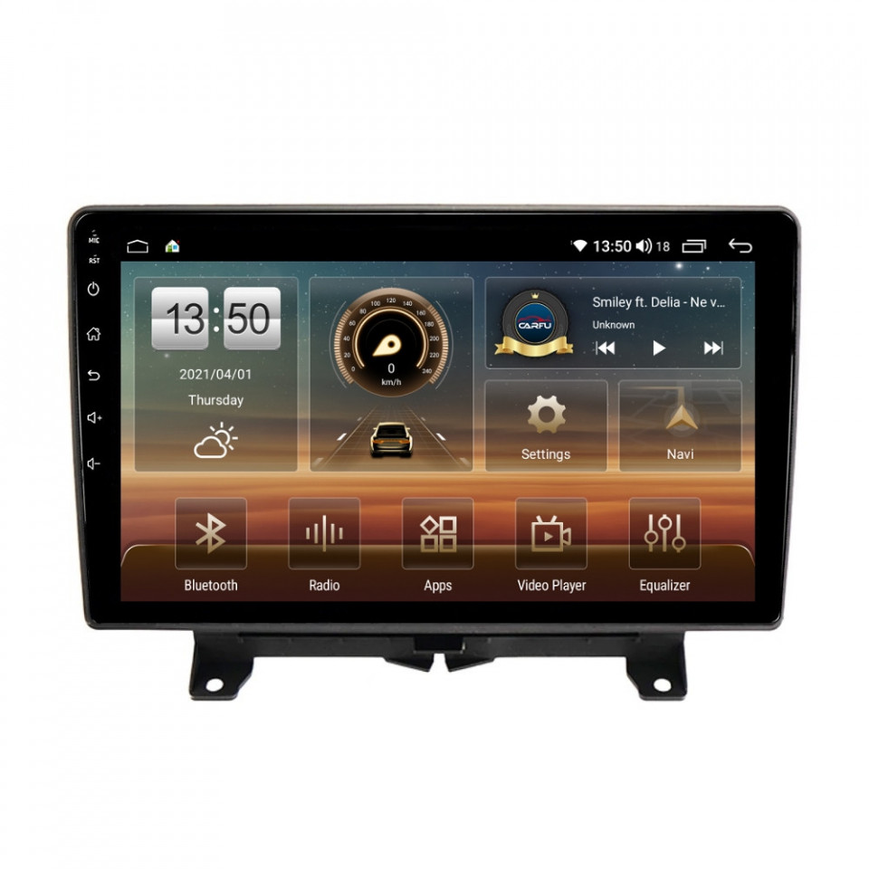 Navigatie dedicata cu Android Land Rover Range Rover Sport I 2005 - 2009, 6GB RAM, Radio GPS Dual Zone, Display HD QLED 9" Touchscreen, Internet Wi-Fi si slot SIM 4G, Bluetooth, MirrorLink, USB