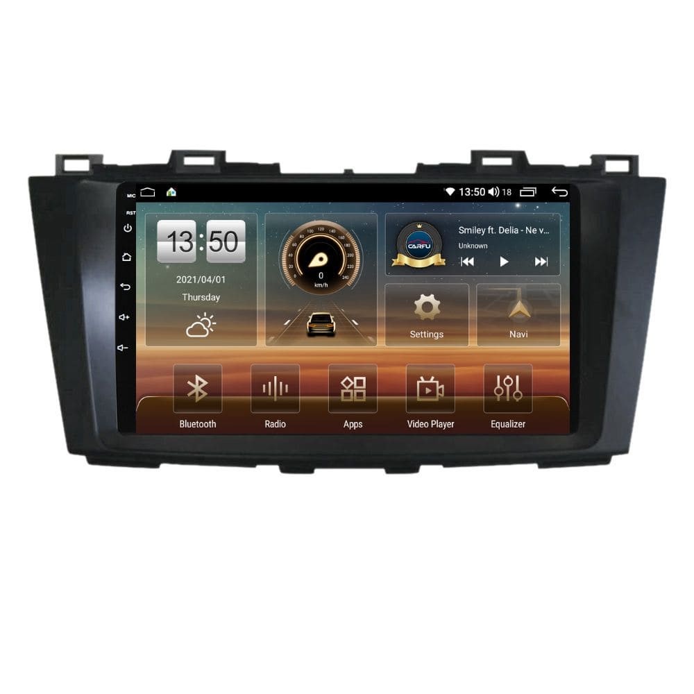 Navigatie dedicata cu Android Mazda 5 2010 - 2017, 4GB RAM, Radio GPS Dual Zone, Display HD QLED 9" Touchscreen, Internet Wi-Fi si slot SIM 4G, Bluetooth, MirrorLink, USB