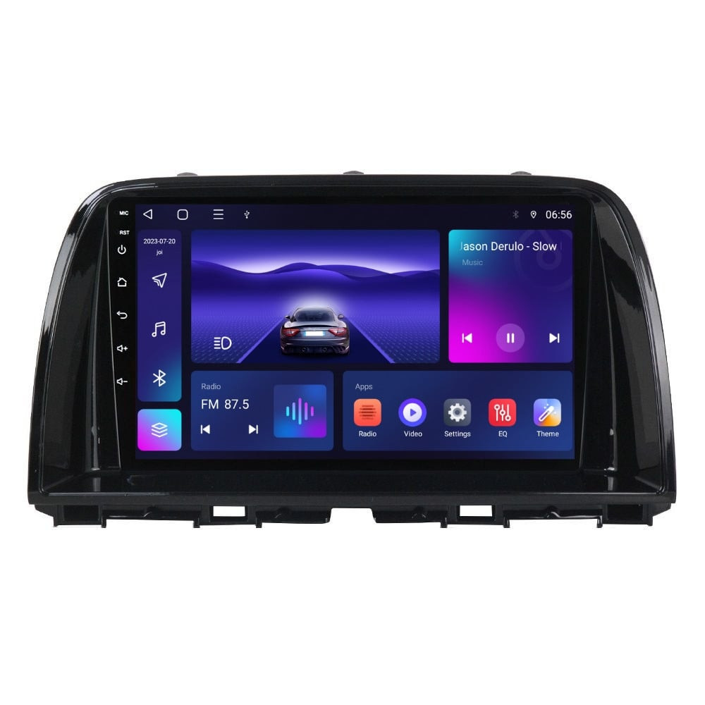 Navigatie dedicata cu Android Mazda CX-5 2011 - 2017, 3GB RAM, Radio GPS Dual Zone, Display HD QLED 9" Touchscreen, Internet Wi-Fi si slot SIM 4G, Bluetooth, MirrorLink, USB