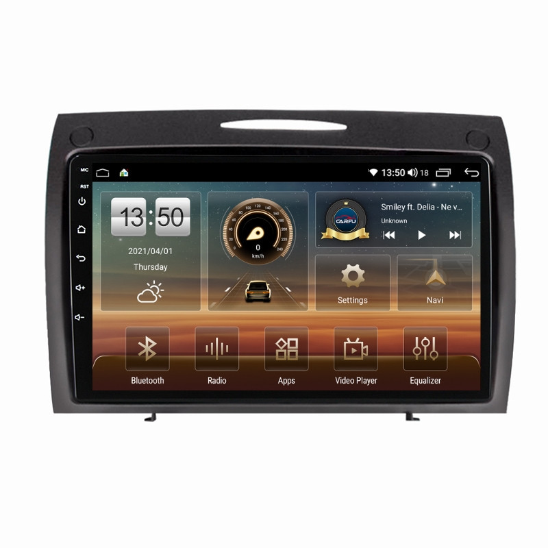 Navigatie dedicata cu Android Mercedes SLK R171 2004 - 2011, 8GB RAM, Radio GPS Dual Zone, Display HD QLED 9" Touchscreen, Internet Wi-Fi si slot SIM 4G, Bluetooth, MirrorLink, USB