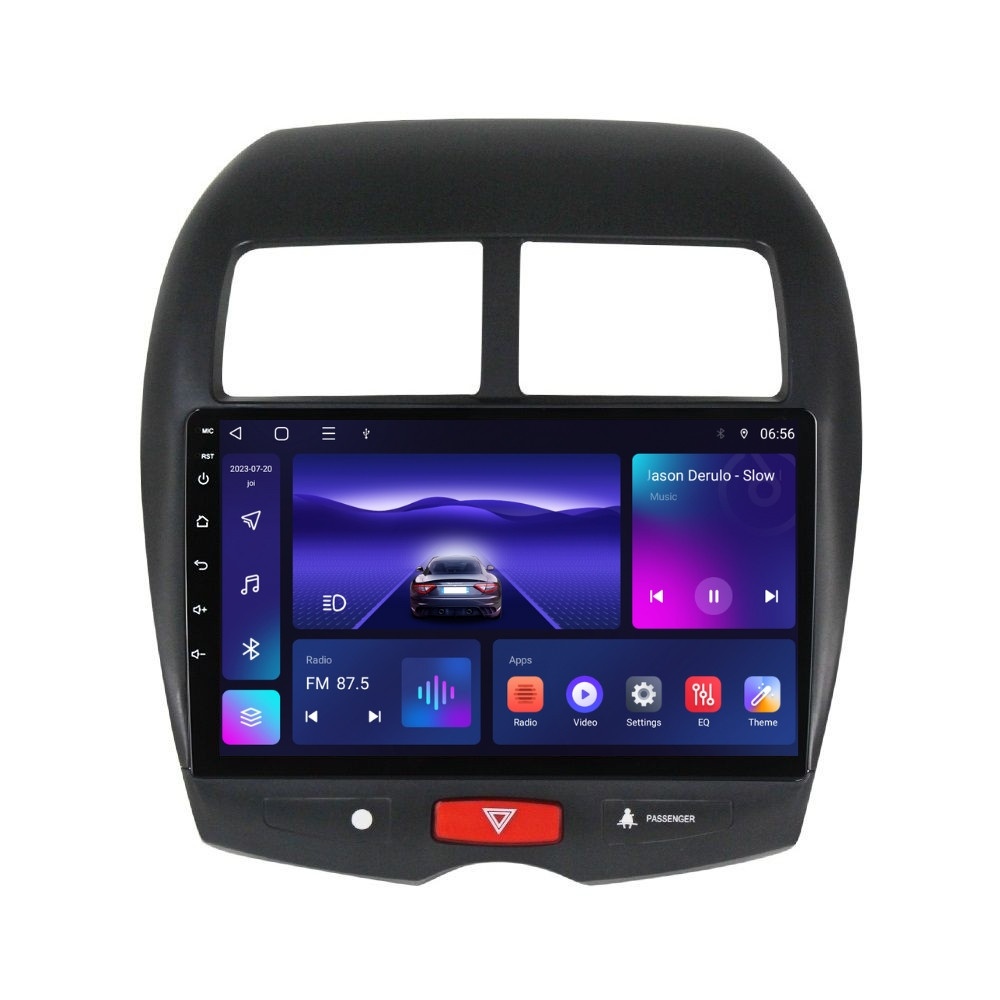 Navigatie dedicata cu Android Mitsubishi ASX 2010 - 2016, 4GB RAM, Radio GPS Dual Zone, Display HD IPS 10" Touchscreen, Internet Wi-Fi, Bluetooth, MirrorLink, USB