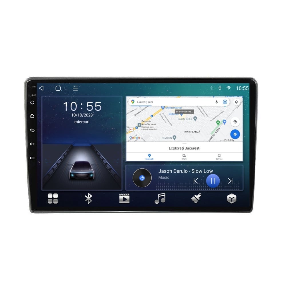 Navigatie dedicata cu Android Opel Antara 2006 - 2017, 2GB RAM, Radio GPS Dual Zone, Display HD QLED 9" Touchscreen, Internet Wi-Fi si slot SIM 4G, Bluetooth, MirrorLink, USB