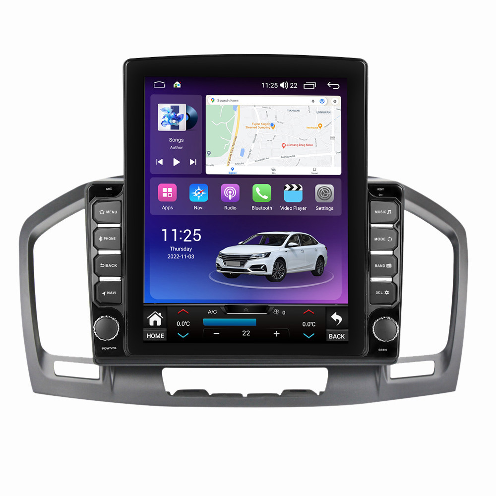 Navigatie dedicata cu Android Opel Insignia A 2008 - 2013, 8GB RAM, Radio GPS Dual Zone, Touchscreen IPS 9.7" HD tip Tesla, Internet Wi-Fi si slot SIM 4G, Bluetooth, MirrorLink, USB