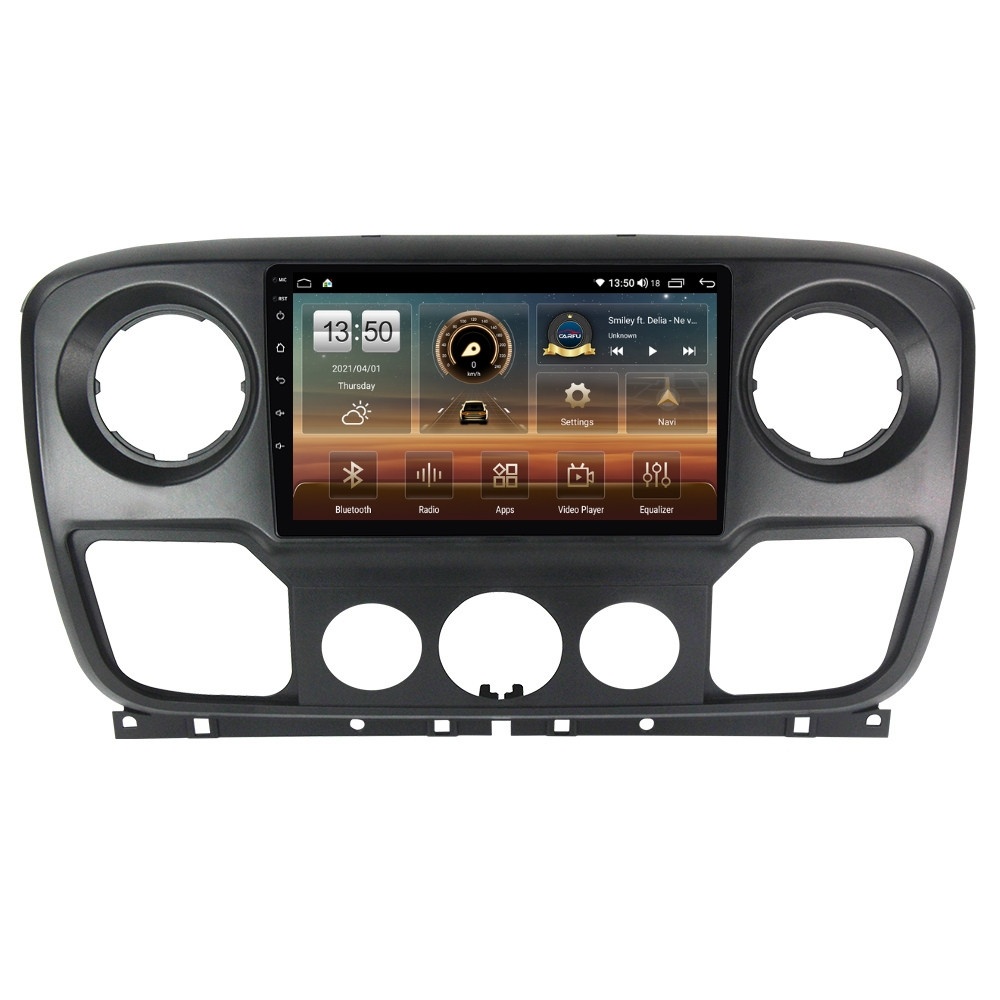 Navigatie dedicata cu Android Opel Movano B 2010 - 2019, 4GB RAM, Radio GPS Dual Zone, Display HD QLED 10" Touchscreen, Internet Wi-Fi si slot SIM 4G, Bluetooth, MirrorLink, USB
