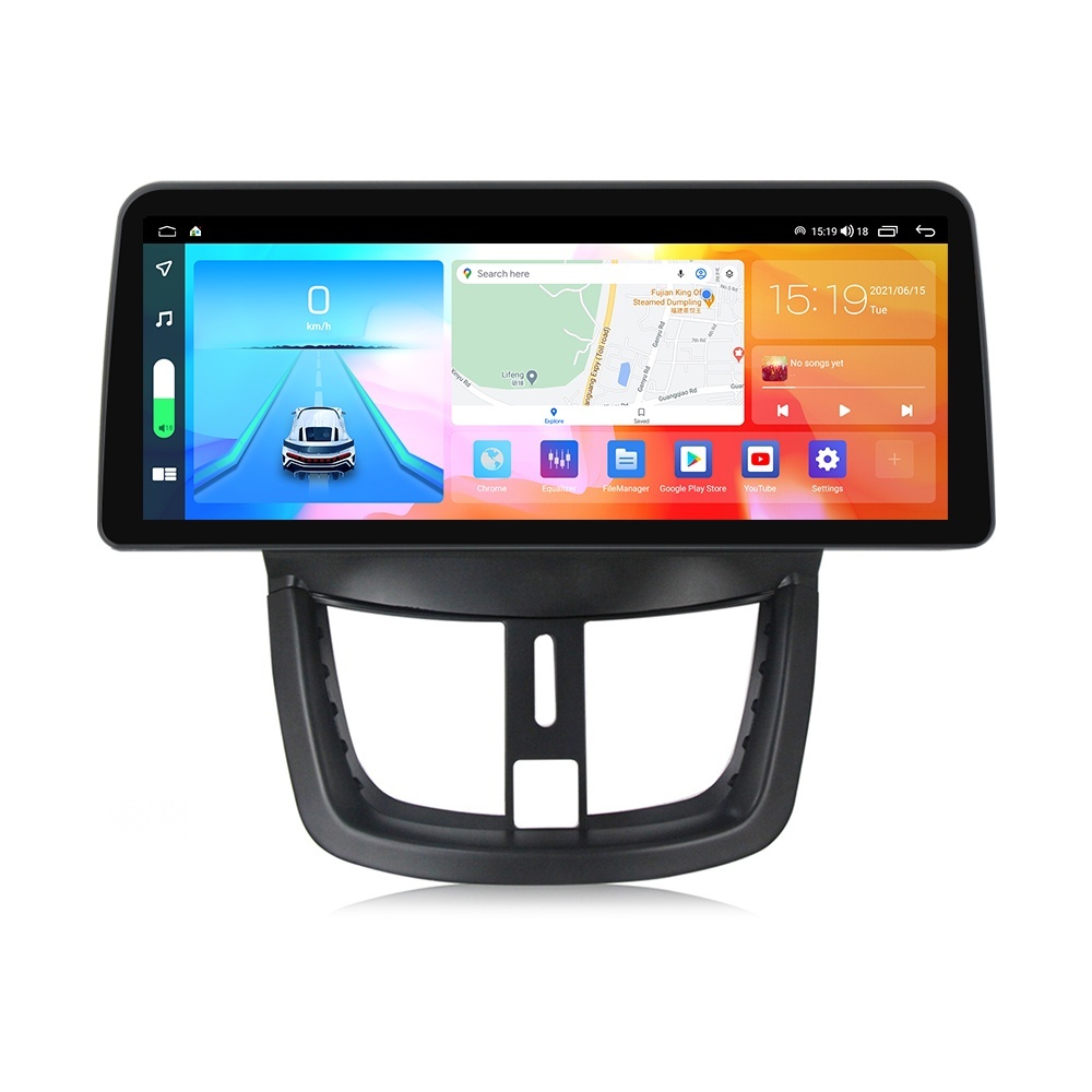 Navigatie dedicata cu Android Peugeot 206+ 2009 - 2014, 4GB RAM, Radio GPS Dual Zone, Display QLED 12.3" Touchscreen, Internet Wi-Fi si slot SIM 4G, Bluetooth, MirrorLink, USB