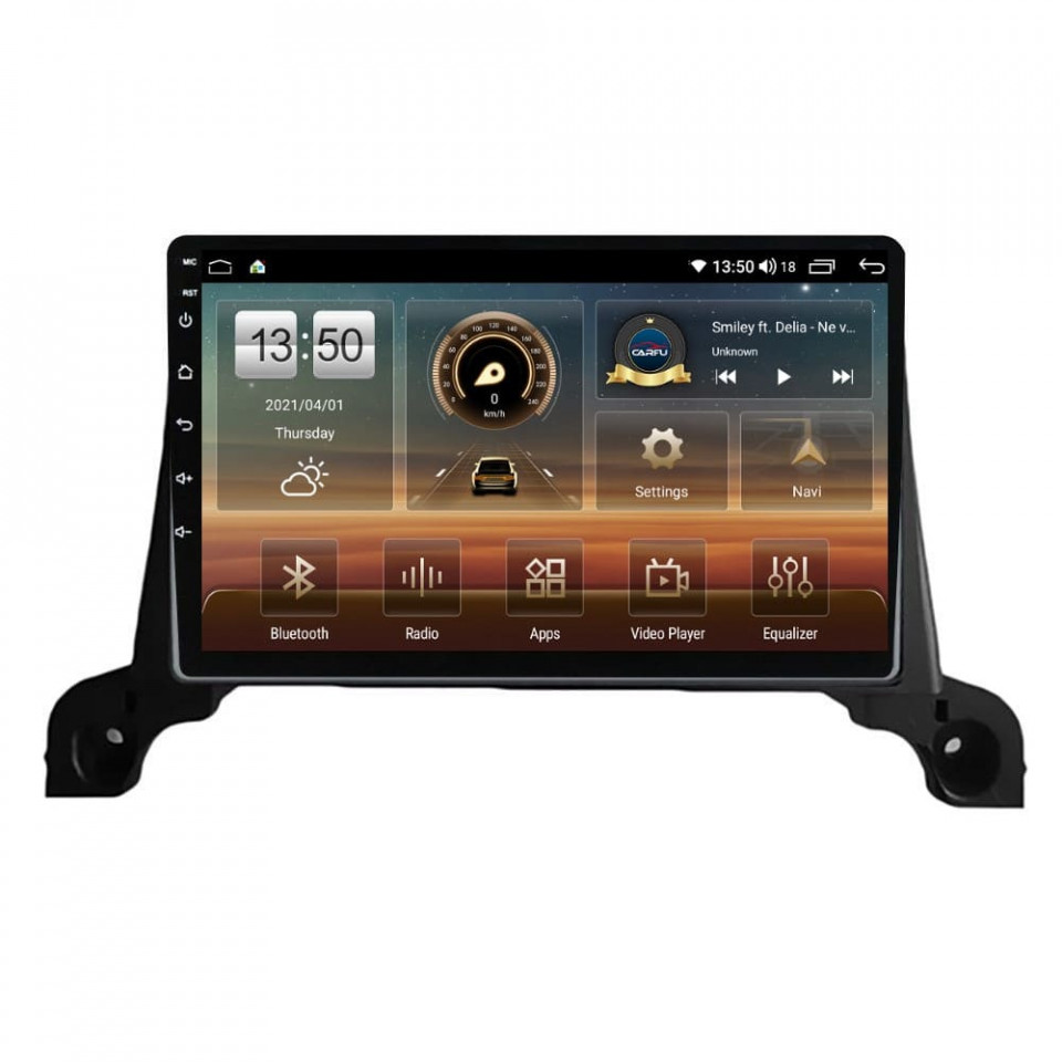 Navigatie dedicata cu Android Peugeot 3008 2016 - 2020, 8GB RAM, Radio GPS Dual Zone, Display HD QLED 9" Touchscreen, Internet Wi-Fi si slot SIM 4G, Bluetooth, MirrorLink, USB