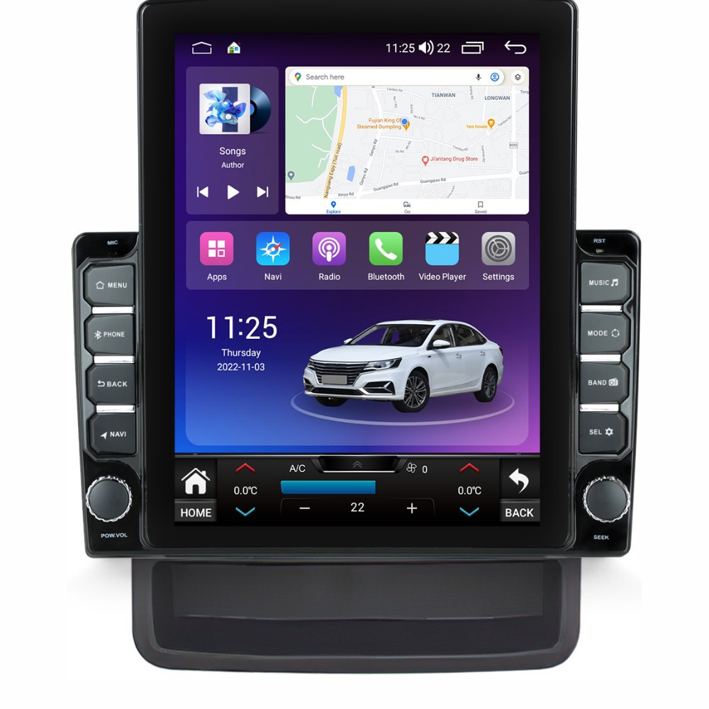 Navigatie dedicata cu Android Renault Trafic II 2010 - 2014, 4GB RAM, Radio GPS Dual Zone, Touchscreen IPS 9.7" HD tip Tesla, Internet Wi-Fi si slot SIM 4G, Bluetooth, MirrorLink, USB