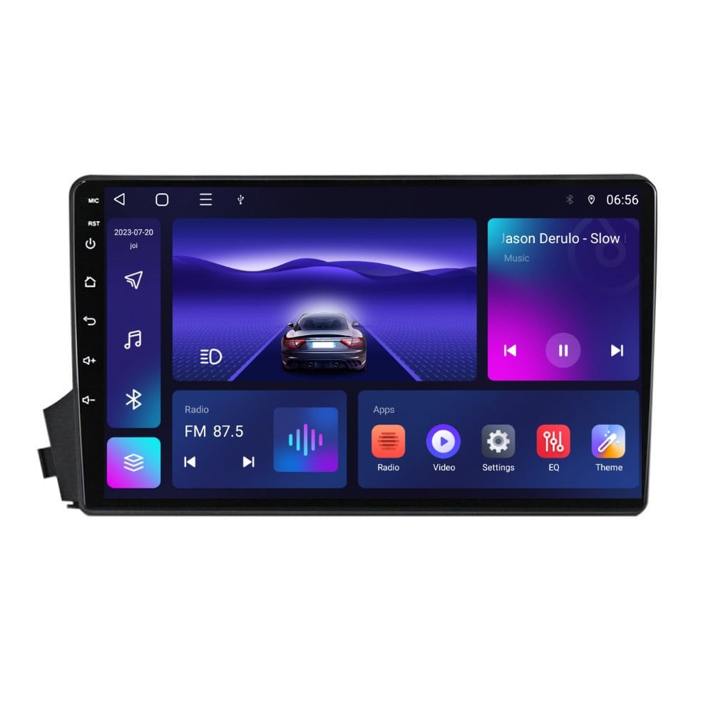 Navigatie dedicata cu Android Ssangyong Kyron 2005 - 2011, 3GB RAM, Radio GPS Dual Zone, Display HD QLED 9" Touchscreen, Internet Wi-Fi si slot SIM 4G, Bluetooth, MirrorLink, USB