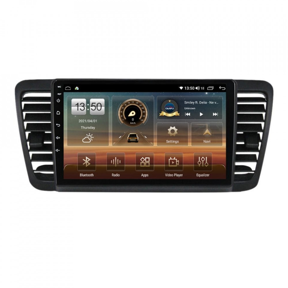 Navigatie dedicata cu Android Subaru Outback / Legacy 2003 - 2009, 8GB RAM, Radio GPS Dual Zone, Display HD QLED 9" Touchscreen, Internet Wi-Fi si slot SIM 4G, Bluetooth, MirrorLink, USB