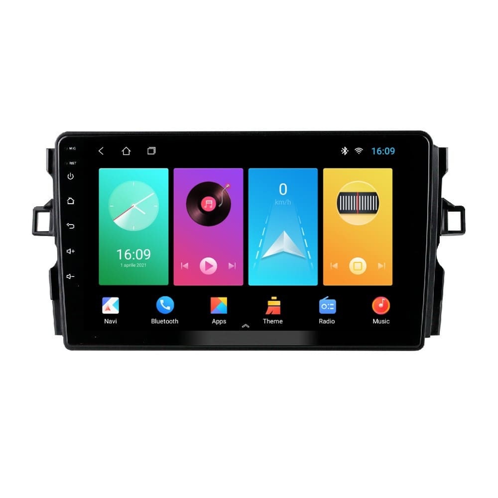 Navigatie dedicata cu Android Toyota Auris 2006 - 2012, 1GB RAM, Radio GPS Dual Zone, Display HD IPS 9" Touchscreen, Internet Wi-Fi, Bluetooth, MirrorLink, USB