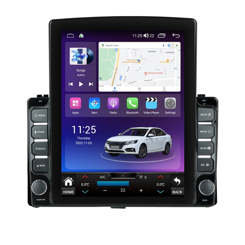 Navigatie dedicata cu Android Toyota Corolla 2017 - 2018, 8GB RAM, Radio GPS Dual Zone, Touchscreen IPS 9.7" HD tip Tesla, Internet Wi-Fi si slot SIM 4G, Bluetooth, MirrorLink, USB