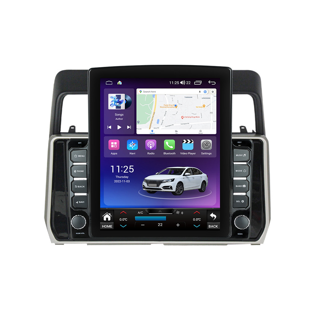 Navigatie dedicata cu Android Toyota Land Cruiser Prado J150 dupa 2017, 8GB RAM, Radio GPS Dual Zone, Touchscreen IPS 9.7" HD tip Tesla, Internet Wi-Fi si slot SIM 4G, Bluetooth, MirrorLink,