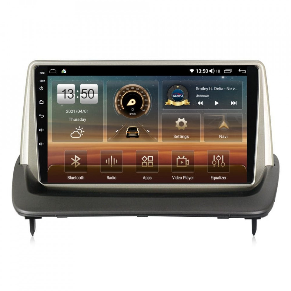 Navigatie dedicata cu Android Volvo C30 / C70 II / S40 II / V50 2004 - 2013, 8GB RAM, Radio GPS Dual Zone, Display HD QLED 9" Touchscreen, Internet Wi-Fi si slot SIM 4G, Bluetooth, MirrorLink, USB