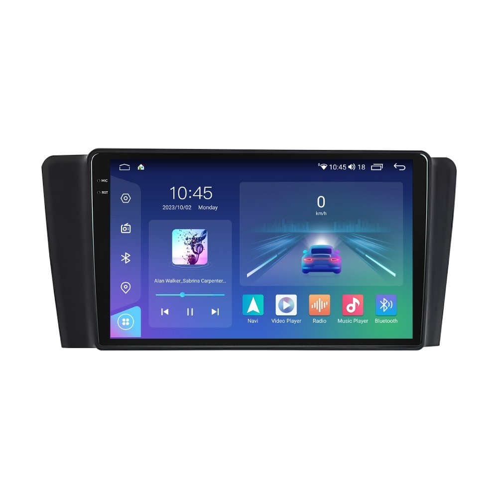 Navigatie dedicata cu Android Volvo S60 I 2000 - 2004, 8GB RAM, Radio GPS Dual Zone, Display 2K QLED 9.5" Touchscreen, Internet Wi-Fi si slot SIM 4G, Bluetooth, MirrorLink, USB