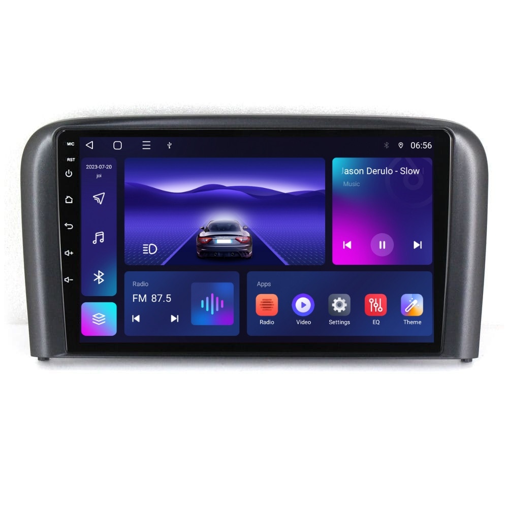 Navigatie dedicata cu Android Volvo S80 I 2004 - 2006, 4GB RAM, Radio GPS Dual Zone, Display HD IPS 9" Touchscreen, Internet Wi-Fi, Bluetooth, MirrorLink, USB